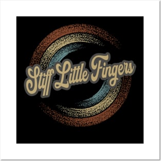 Stiff Little Fingers Circular Fade Posters and Art